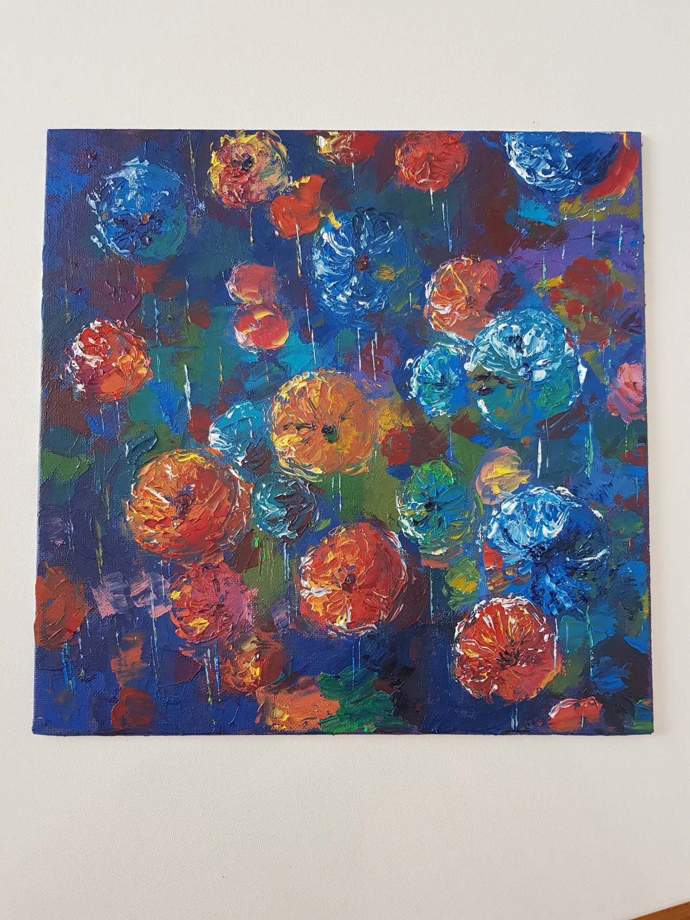 Floral, 12" x 12"