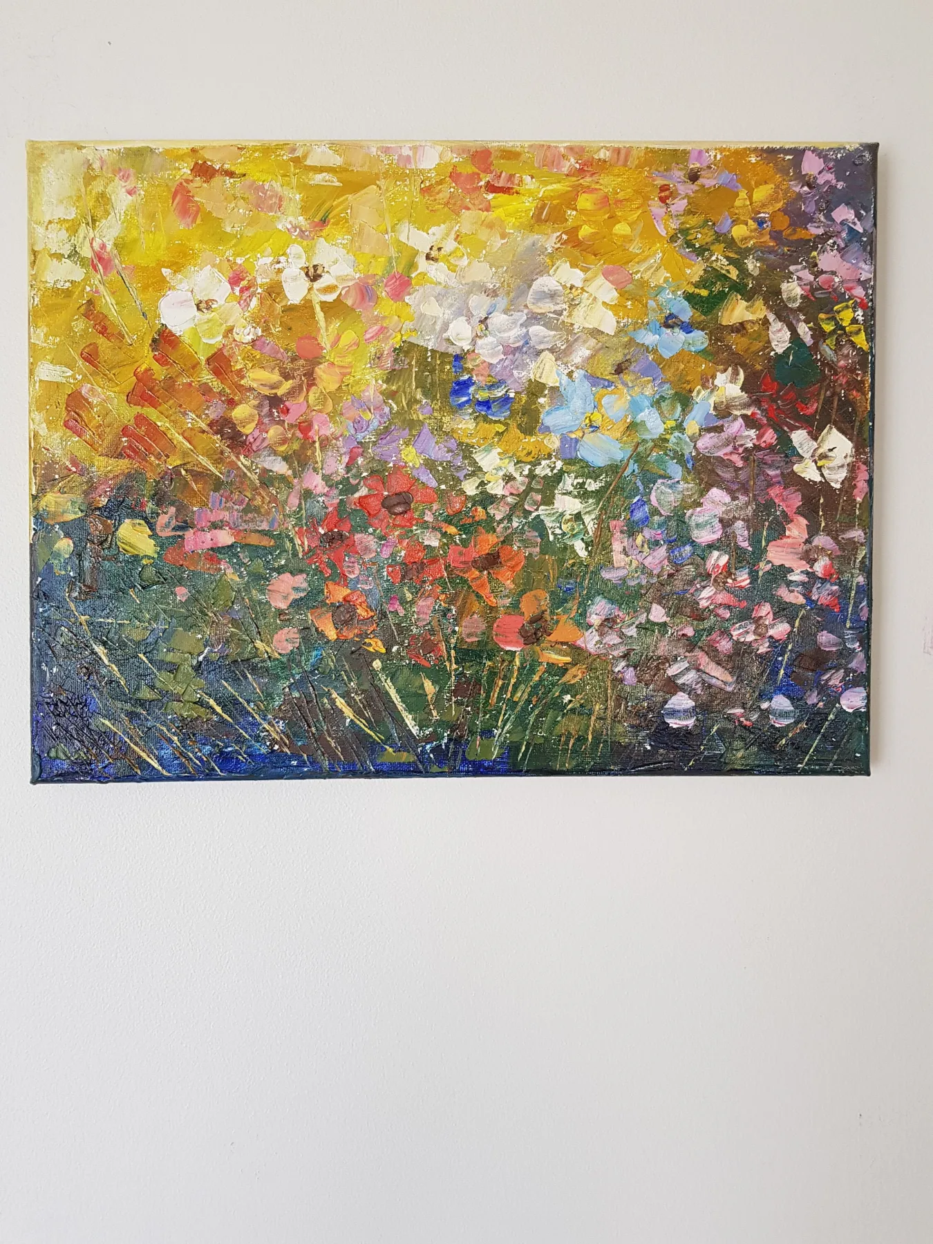 Floral, 12" x 16"