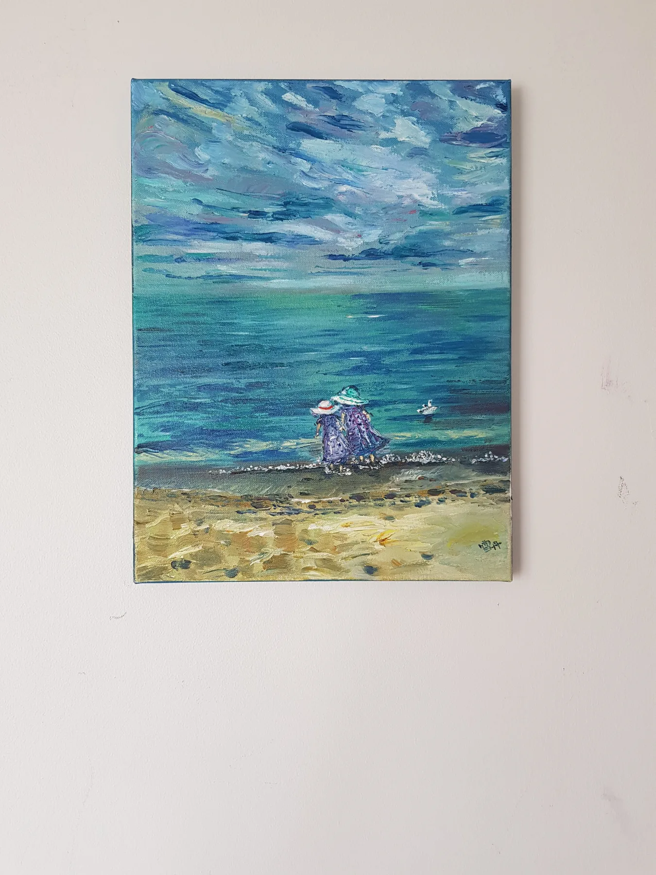 Seascape, 12" x 16"